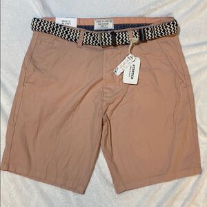FREE PLANET - Blush Pink Shorts with Belt